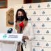 Imagen de archivo de la presidenta del Consell, Ana Juan, en rueda de prensa. Consell de Formentera.