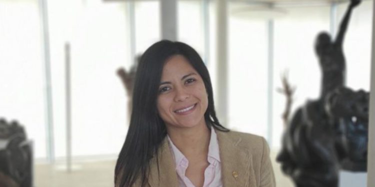Angie Roselló, concejala de Unidas Podemos en el Ayuntamiento de Sant Antoni. UP.