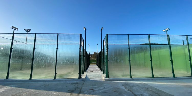 Pistes de pàdel noves. Imatge de l'Aj. de Sant Josep.