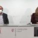 Los consellers baleares de Educación y Sanidad durante la rueda de prensa de este martes.