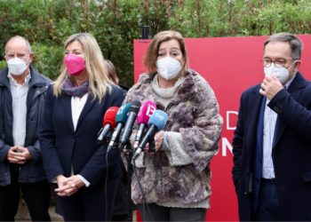 Visita institucional del Govern balear al nou centre de vacunació de Mallorca. GOIB.