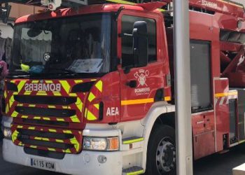 Imagen de archivo de un camión de los bomberos de Ibiza.