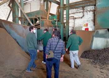 Visita de Leader a instalaciones de la Cooperativa Agrícola de Sant Antoni. Leader.
