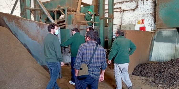 Visita de Leader a instalaciones de la Cooperativa Agrícola de Sant Antoni. Leader.