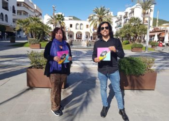 El presidente de la asociación, Danilo Martínez Boerr, con la secretaria, Antònia Juan. Associació de Músics d’Eivissa.