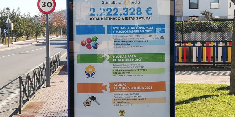 Imatge d'un dels cartells de la campanya. PSOE Santa Eulària.