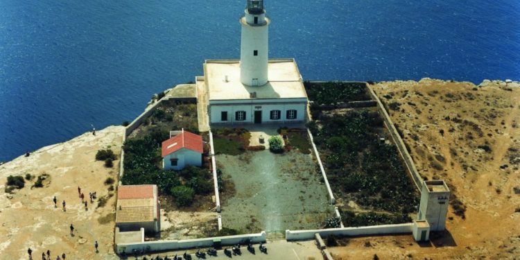 Vista aérea del Faro de La Mola de Formentera. APB