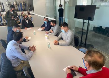 Reunión de la directiva de la Federació de Futbol de les Illes Baleares (FFIB)