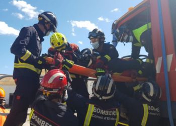 Imagen de archivo de bomberos de Ibiza.