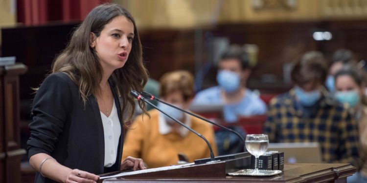 La vicepresidenta del Parlament, Gloria Santiago, en una imagen de archivo. Unidas Podemos.