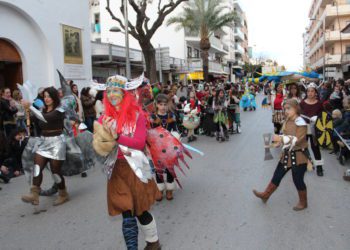 Rúa de Carnaval de Santa Eulària en una imagen de archivo.