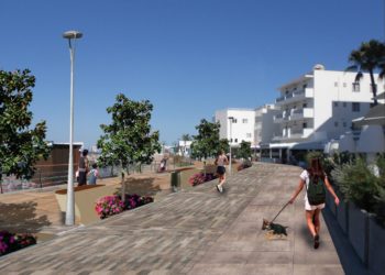 Imagen virtual de cómo quedará el paseo.