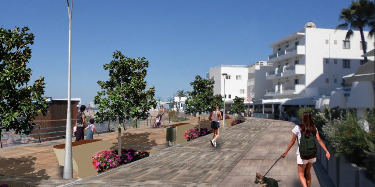 Imagen virtual de cómo quedará el paseo.