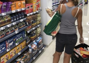 Un supermercado en Ibiza.