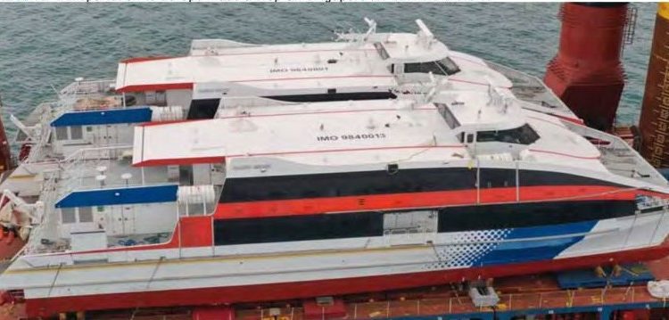 Imagen de los dos barcos que AquaBus unirá a su flota