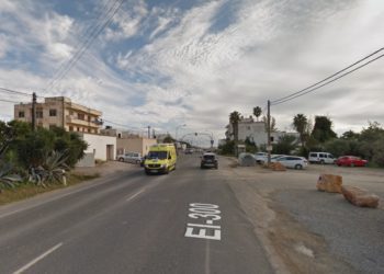 Imagen de la carretera que atraviesa Ca na Negreta. Google Maps.