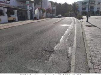 Uno de los tramos en peor estado, en una imagen facilitada por el Consell del proyecto