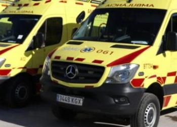 Imagen de archivo de ambulancias del 061.
