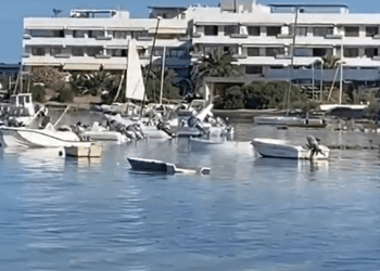 Embarcaciones fondeadas en s'Estany des Peix de Formentera en una imagen de archivo.