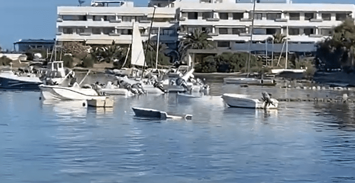 Embarcaciones fondeadas en s'Estany des Peix de Formentera en una imagen de archivo.