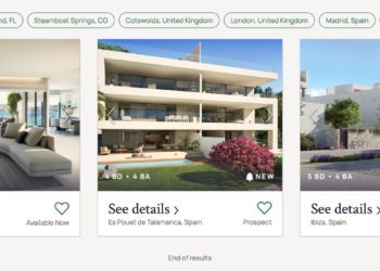 Imagen de viviendas ofertadas por Pacaso en Ibiza.