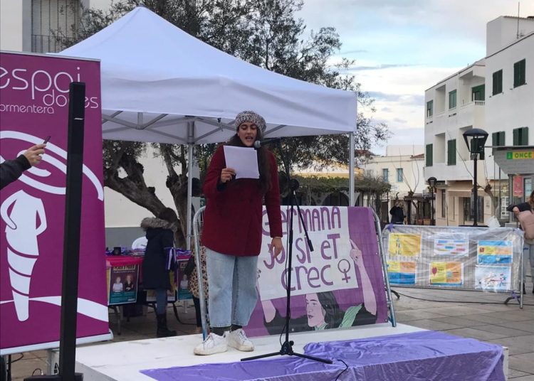 Imagen de archivo del 8M en Formentera