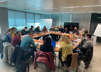 Imatge d'avui de la Mesa Sectorial d’Educació. CAIB.