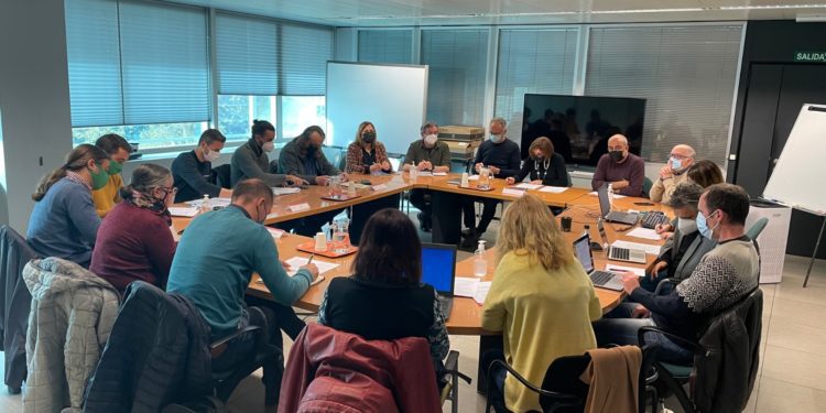 Imatge d'avui de la Mesa Sectorial d’Educació. CAIB.