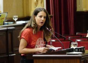 La vicepresidenta del Parlament, Gloria Santiago, en una imagen de archivo. Unidas Podemos.