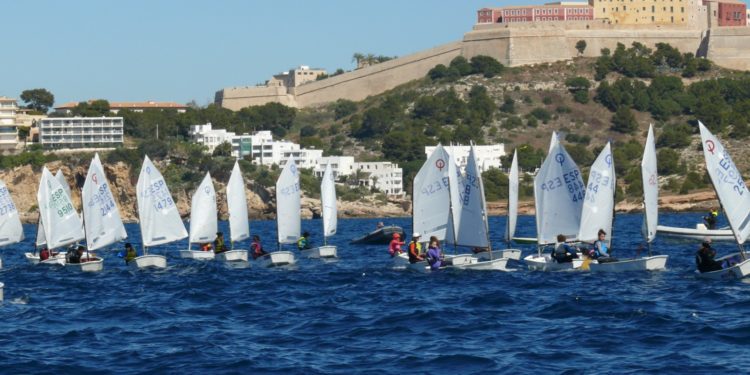 Imagen cedida por la Escuela de Vela del Club Náutico de Ibiza.