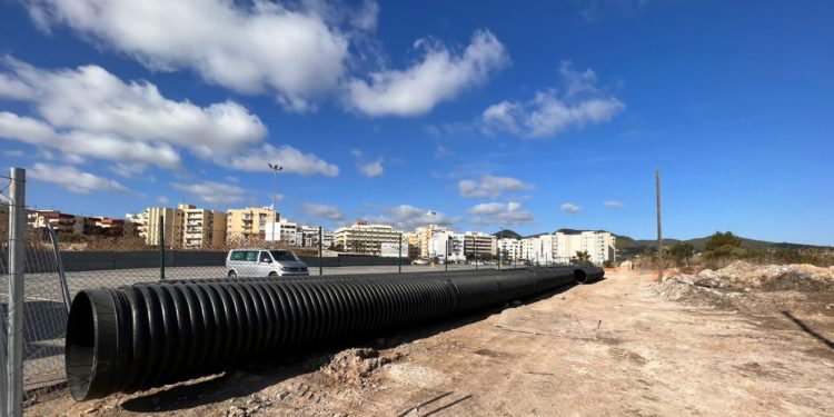 Obres a Can Murtera. Consell d'Eivissa.