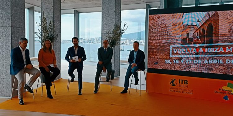 Un moment de la participació telemàtica d'Eivissa. Consell Insular.