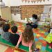 Alumnes d'Infantil del CEIP Mestre Lluís Andreu durant l'activitat. Consell de Formentera.