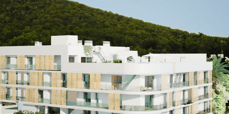 Proyección de la fachada principal del completo. Imágenes de este artículo: RTV