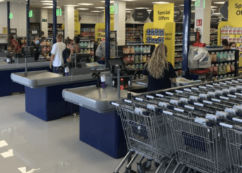 Imagen de archivo de un supermercado en Ibiza.