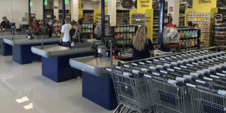 Imagen de archivo de un supermercado en Ibiza.