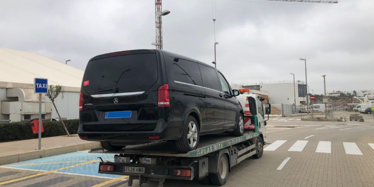 Una VTC inmobilizada