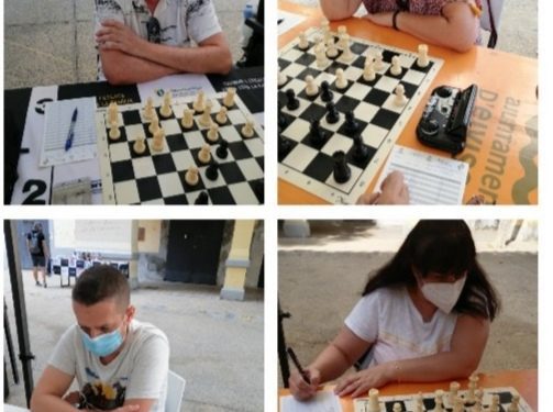 Integrantes del Ibiza 64, campeón pitiuso de ajedrez por equipos