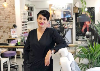 Lala Cano, gerente del salón de estética Sakti de Ibiza