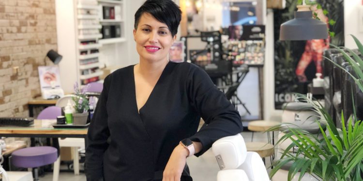 Lala Cano, gerente del salón de estética Sakti de Ibiza