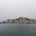 Calima o polvo sahariano sobre Ibiza en una imagen de archivo.