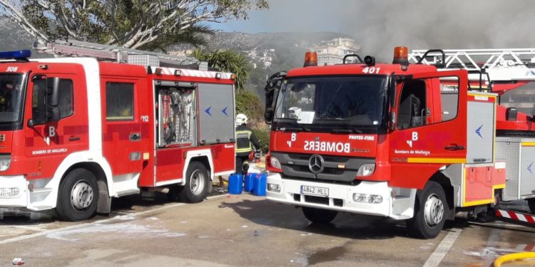 Imagen de archivo de bomberos de Mallorca.