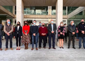 Concentración en el Consell de Ibiza