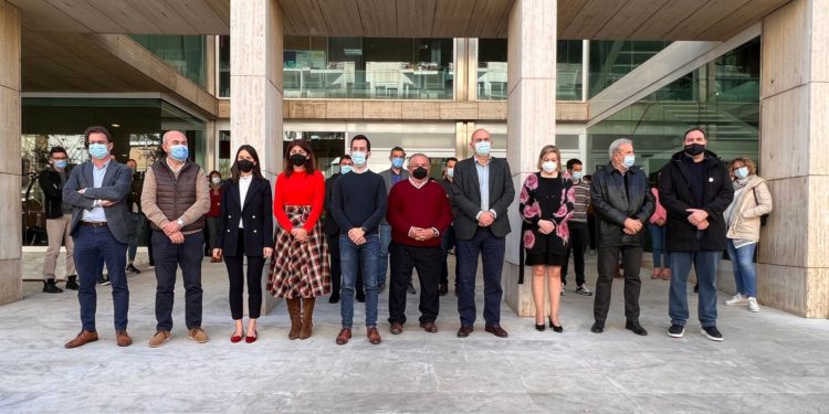 Concentración en el Consell de Ibiza