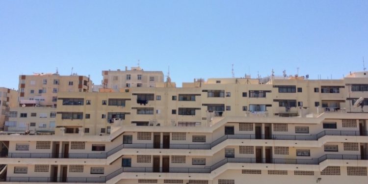 Imagen de archivo de viviendas en Ibiza.