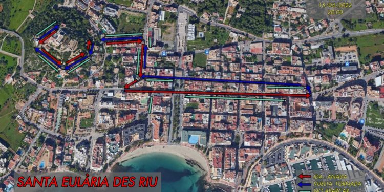 Procesión Viernes Santo en Santa Eulària
