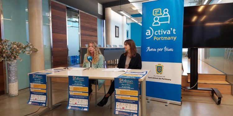 Imagen de la presentación de las jornadas de ocupación. Ayuntamiento de Sant Antoni.