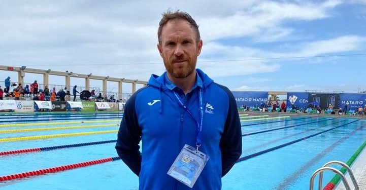 El nadador Fran Pérez. Club Náutico de Santa Eulària.