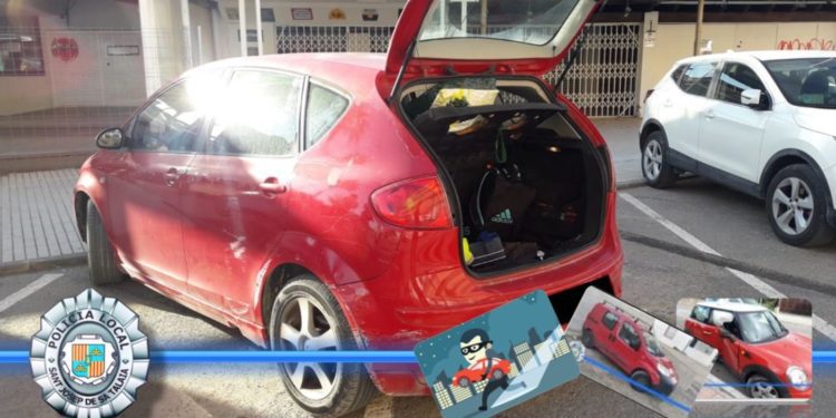 Imagen del vehículo. Policía Local de Sant Josep.