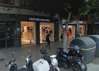 Uno de los céntricos comercios asaltados